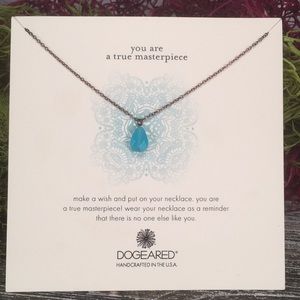 NWT Dogeared turquoise necklace.